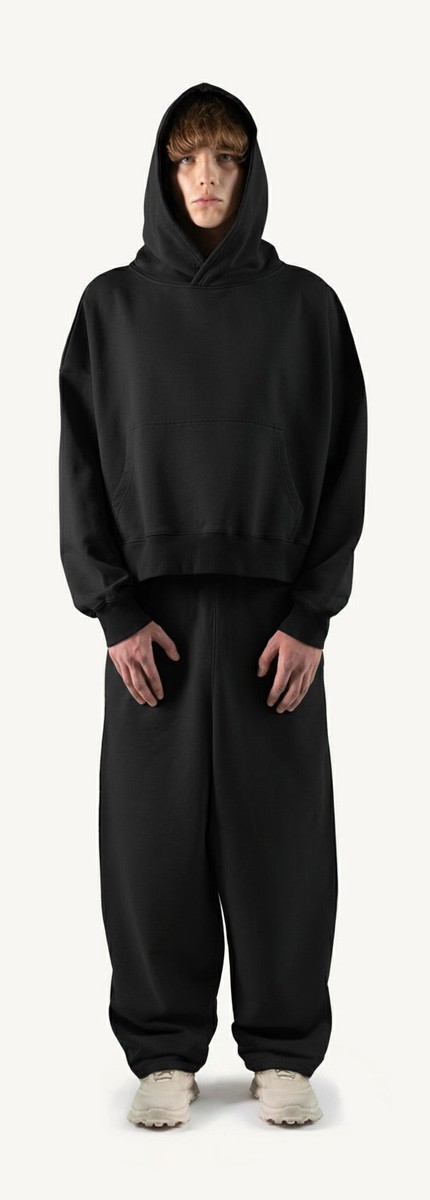 Oversized Boxy Hoodie — 460 GSM · 10 colours — for custom hoodie printing and embroidery in Bahrain