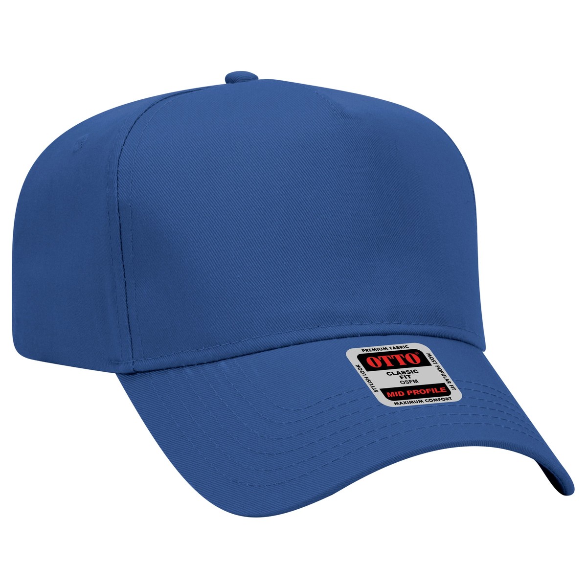 5-Panel Mid-Profile Cap — blank