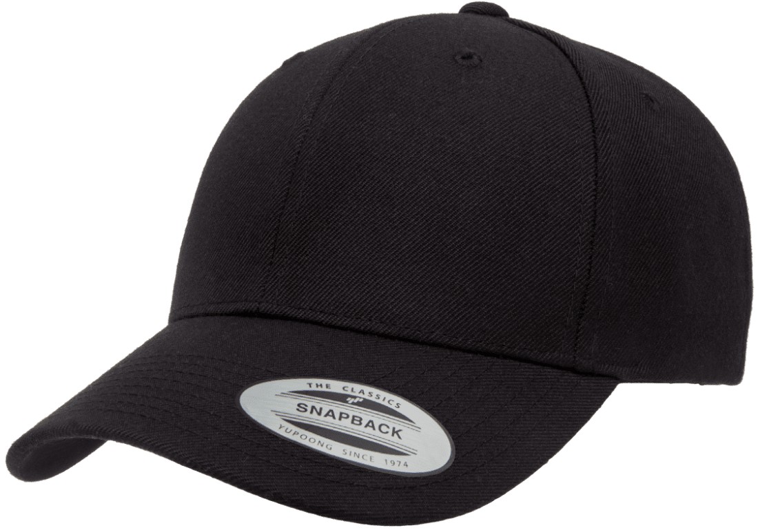 Premium Curved Snapback — blank